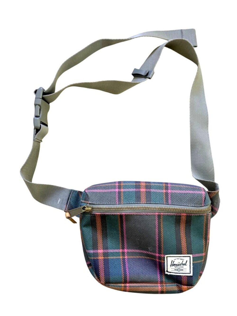 Herschel Supply Co. Women's Waist Bag Plaid Fanny Hip Pack Y2K Summer Travel